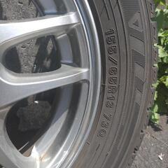 （最終値下げ）軽自動車スタッドレスタイヤホイール付き
