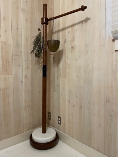 アーユルヴェーダ　シロダーラ用スタンド　台　ポット付き