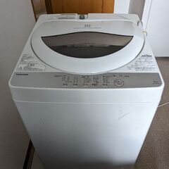 単身用 洗濯機 5kg Toshiba AW-5G6