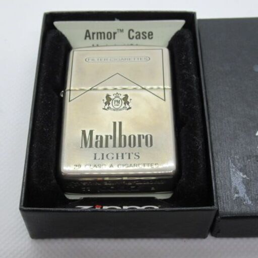 c31 《激レア 美品》 zippo ジッポライター  Armor アーマー マルボロ Marlboro マールボロ 真鍮製 懸賞 非売品