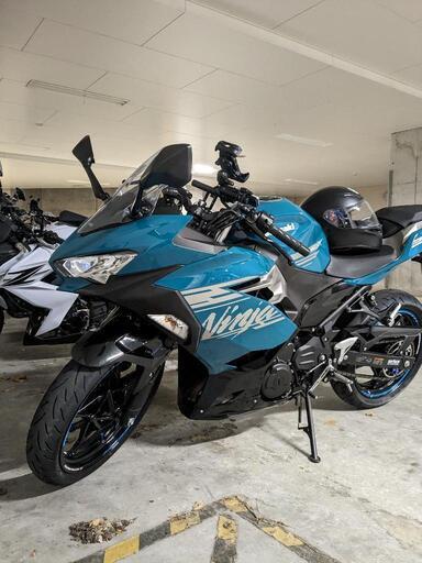 カワサキ Ninja 400 パールナイトシェードティール ETC2.0 前後2カメラドライブレコーダー 車検2年付\n