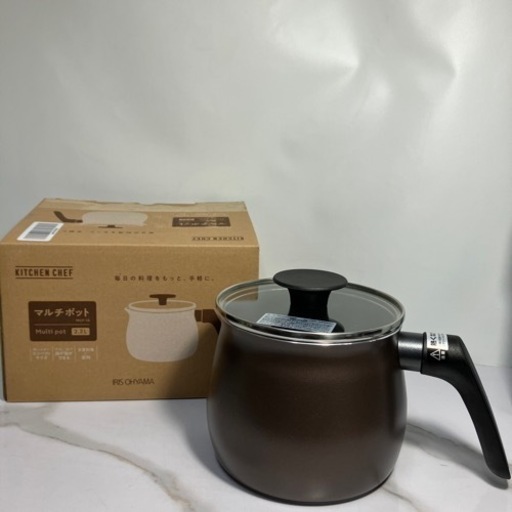 ロ2404-348 アイリスオーヤマ マルチポット 2.2L MCP-14 キズ、汚れあり
