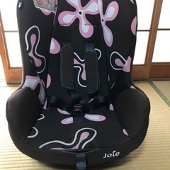 【お値下げしました！】joie チャイルドシート花柄ピンクとブラウン