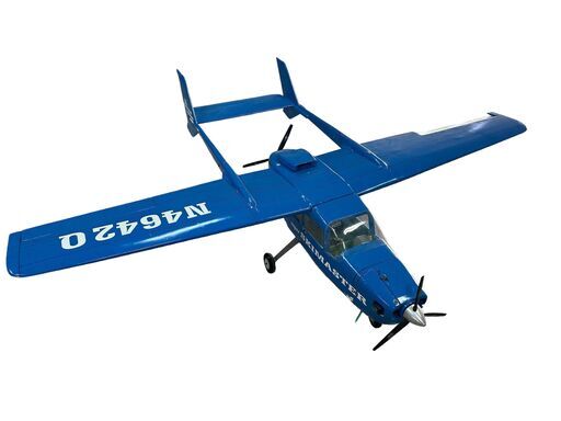 ラジコン飛行機　エンジン2機搭載　サーボ　完成品　両翼約190cm 全長約90cm 大型スケール　ラジコンクラブ SKIMASTER