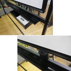 大型ホワイトボード キャスター付き 両面/回転可能 ボードサイズ:177 