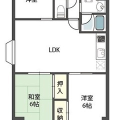 ✨🏥レスキュー賃貸🏥✨『3LDK』東大阪市若江西新町✨敷金礼金無...