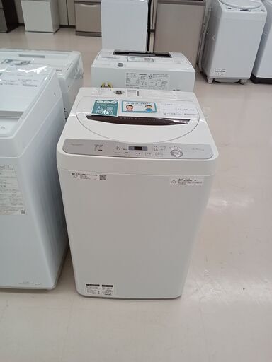 ★ジモティ割あり★ SHARP 洗濯機 ES-GE4C 4.5kg 19年製 動作確認／クリーニング済み TC2478