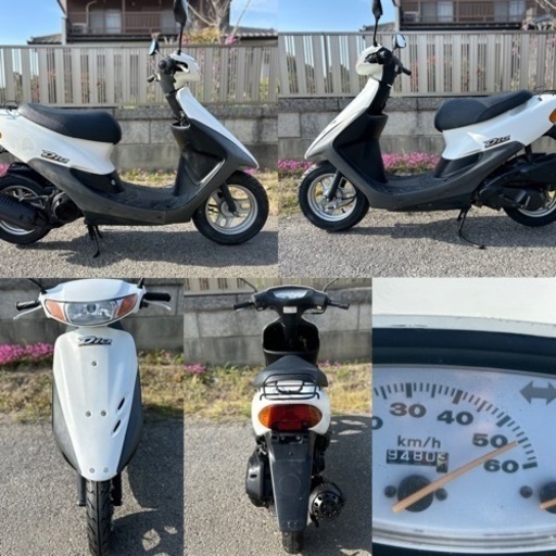 ⭐️JOGアプリオ快速2スト❗️60km出ます⭐️前後タイヤ・プラグ・グリップなどなど新品交換済みで快調⭐️50cc原付スクーター⭐️ ⭐️JOGアプリオ快速2ストモデル⭐️前後タイヤ・シート・プラグなど