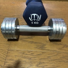 5Kg 鉄アレイ　2個セット