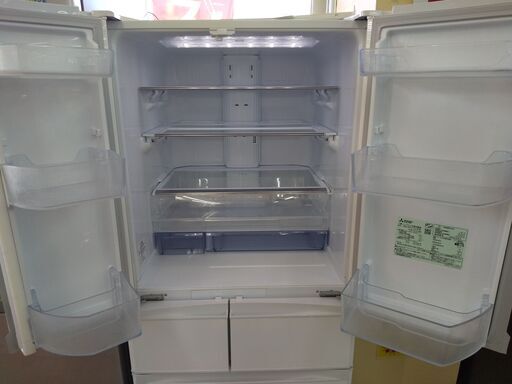 期間限定2割引 三菱 6ドア冷蔵庫 470L MR-JX47LTE 2019 N24-636 高く  