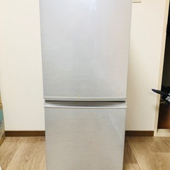【無料】【ジャンク品】冷凍冷蔵庫 シャープ(説明書付き)