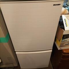 シャープ ノンフロン冷凍冷蔵庫 SJ-D14F-W 2019年製 SHARP シャープ ノンフロン冷凍冷蔵庫 SJ-D14F-W 2019年製