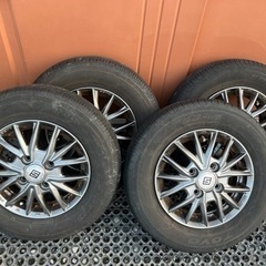 夏タイヤ.145/80R12.アルミセット