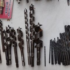ドリルの刃　鉄工、木工、コンクリート用、色々全部で41本　工具　DIY