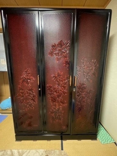 洋服箪笥 鎌倉彫箪笥