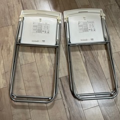 【引取限定】2脚IKEA イケア GUNDE グンデ 折りたたみ...