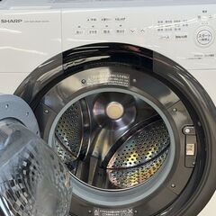 送料設置無料！ シャープ ドラム式洗濯機 ES-S7G-WL 2022年製