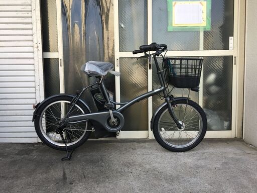地域限定送料無料　パナソニック　グリッター　13,2AH　新基準　20インチ　ネイビー　パスシティX　神戸市　電動自転車
