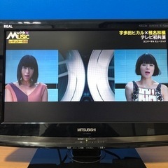 三菱電機　PCモニタ/TV LCD-19MX40 ＋汎用リモコン　動作良好