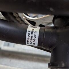 自転車　ミニベロ　ブリジストンベガス(VEG03T  TXクロツヤケシ)　※ワイヤーロック・空気入付　