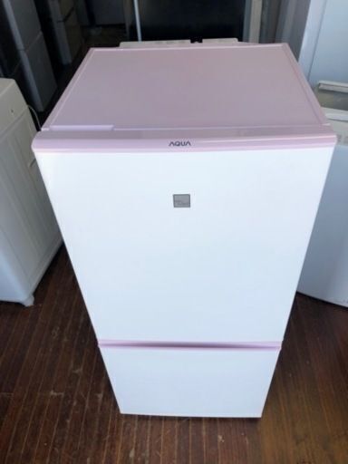 福岡市内配送設置無料　AQUA/アクア 2ドア冷蔵庫 AQR-16E5(KP)-1
