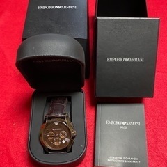 EMPORIO ARMANI アナログ腕時計　美品　1830ー06ー3