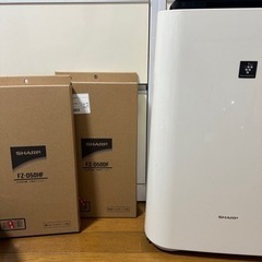 SHARP 加湿空気清浄機　新品フィルター3枚付き