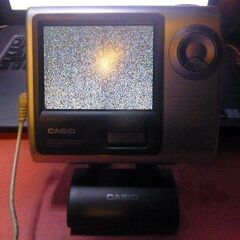 カシオの４インチアナログTVです、ビデオ入力端子ラジオ付きです。