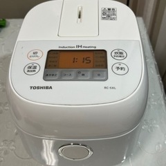 TOSHIBA IHジャー炊飯器 RC-5XL 3合炊き