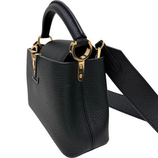 【LOUIS VUITTON/ルイ・ヴィトン】 カプシーヌMINI/カプシーヌミニ M56071 2WAYバッグ ハンドバッグ ショルダーバッグ レザー/トリヨン ブラック/ゴールド金具 レディース【中古】【真子質店】【BL】【Moxxx】 LOUIS VUITTON/ルイ・ヴィトン】 カプシーヌMINI/カプシーヌミニ