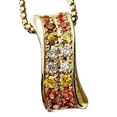 LANVIN/ランバン】 マルチサファイア 計0.48ct ダイヤモンド 計0.12ct 