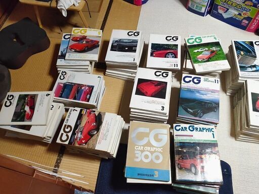 【美品】CGカーグラフィック　1980年1月～1998年2月　大量216冊