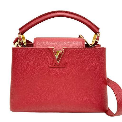 【LOUIS VUITTON/ルイ・ヴィトン】 カプシーヌBB M52689 2WAYバッグ ハンドバッグ ショルダーバッグ レザー/トリヨン スカーレット/レッド/ゴールド金具 レディース【中古】【真子質店】【GD】【TKMox】