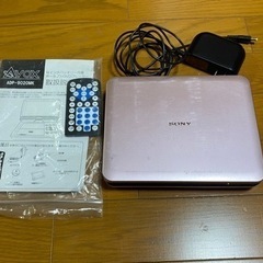 AVOX ポータブルDVD ADPー9020MK リモコン付ジャ...