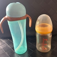 母乳実感の哺乳瓶とストローマグ