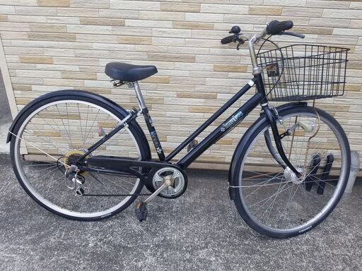 中古自転車 6段変速 27インチ LEDオートライト 軽整備済み 防犯登録対応 町田市 相模原市 MM214