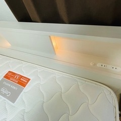 ニトリの収納付きセミダブルベッドフレーム＆マットレス