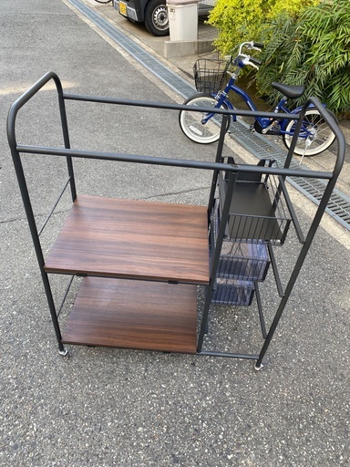 キッチン台車　高さ890㎜×横715㎜×奥行き370㎜