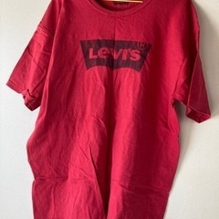 服/ファッション Tシャツ メンズ　リーバイス　赤色　XL