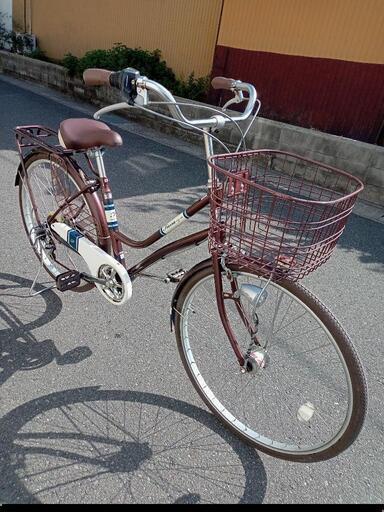 自転車　 6段変速　オートライト