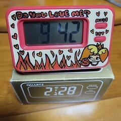 【 新品未使用】デジタルアラーム時計