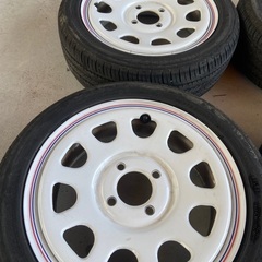 165/55/14 バリ山　ホイールセット