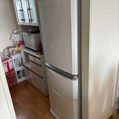 【値下げしました】　三菱　冷蔵庫　MR-C34Y-W 家電 冷蔵庫