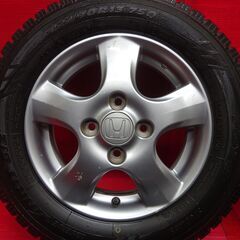 ホンダ バモス純正13インチホイール 4本 4J +45 4H 100 TOYO GARIT GIZ