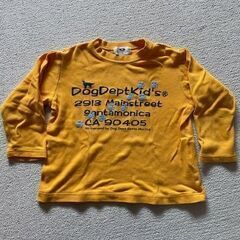 ◆USED◆Dog Dept Kid's 長袖ロング Tシャツ110㎝