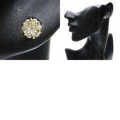 スタッド ダイヤモンド 計0.15×2ct ピアス K18ゴールド 18金 0.7g レディース【中古】【真子質店】【NN】【IKY】