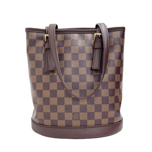 【LOUIS VUITTON/ルイ・ヴィトン】 マレ ダミエ N42240  ハンドバッグ PVC/レザー ブラウン レディース【中古】【真子質店】【BL】【MiMix】