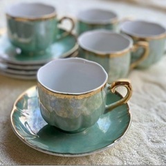 Pearl china  cup&saucer 5個セット