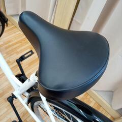 ☆ジモティ割あり☆ 自転車 ギア付き 27インチ ホワイト クリーニング