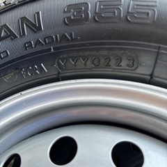 新品同様　軽トラ　タイヤ　スズキ　キャリィ純正タイヤホイールセット4本　